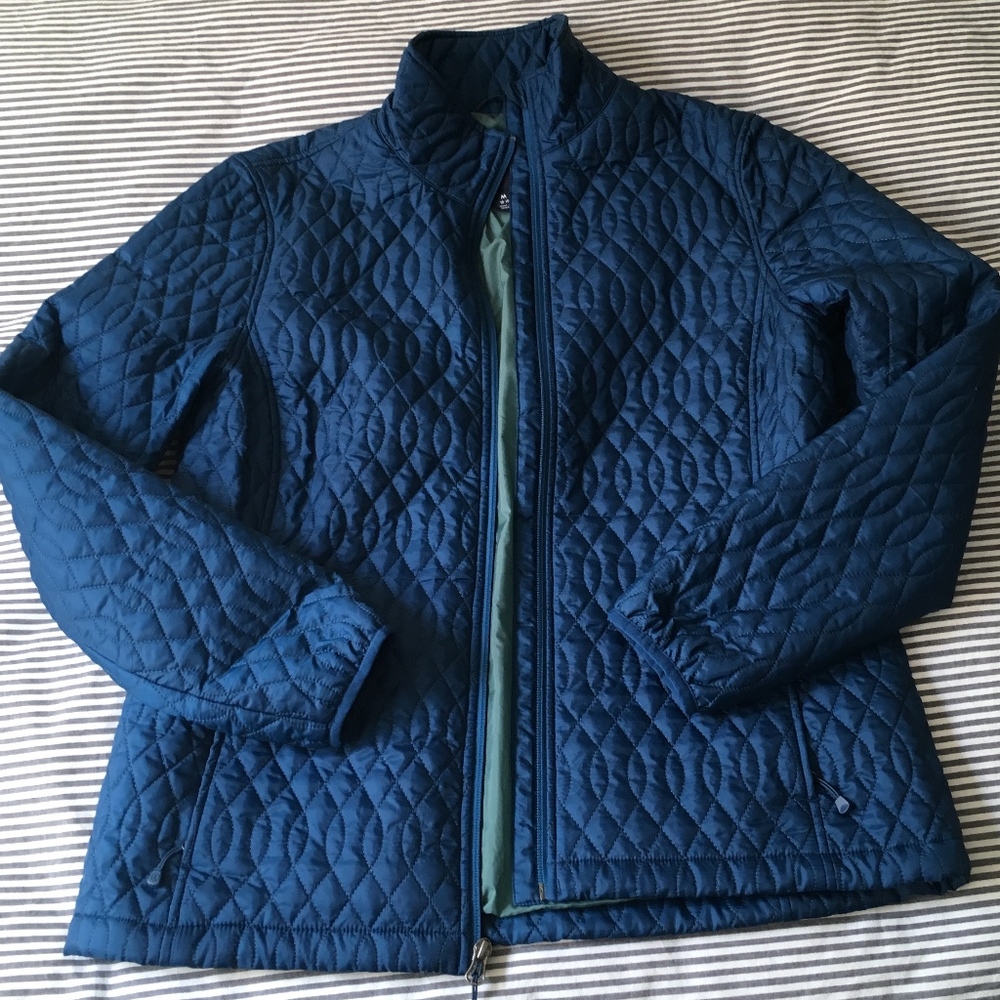 NWOT LANDS END PRIMALOFT QUILTED JACKET M 10-12